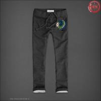 heren abercrombie and fitch chief patroon elastisch sweatpants diepgrijze Sale Online 2b4hr876